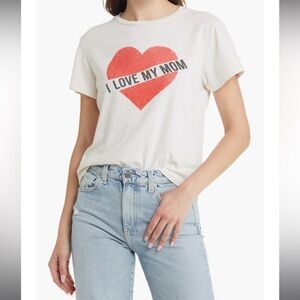 Re/done I love my mom shirt size medium